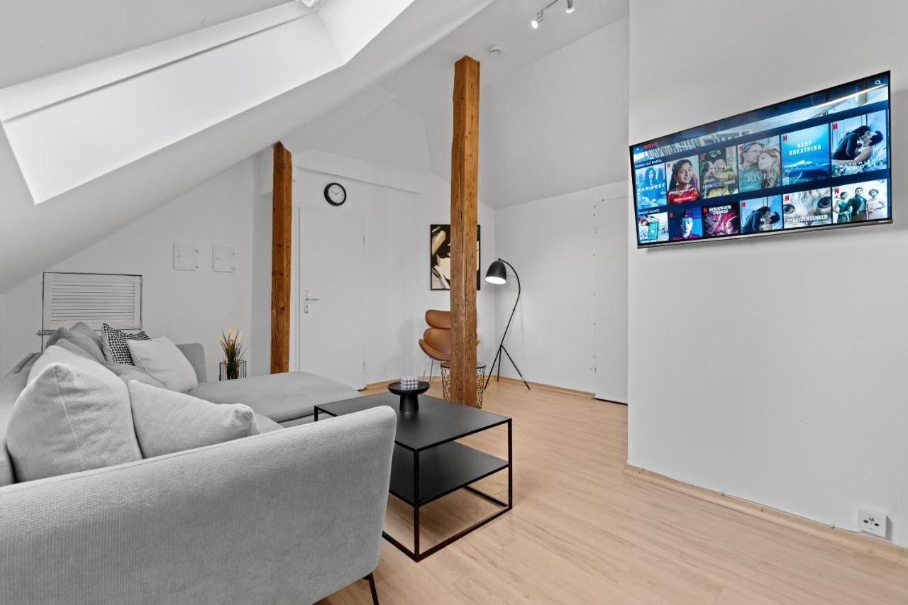 Stilvolle Wohnung: Private Dachterrasse - Zentral Augsburg Exterior photo
